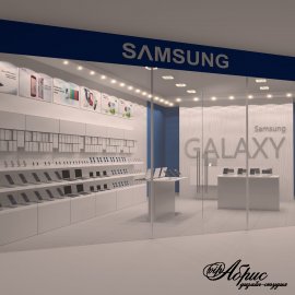 Дизайн фирменного магазина Samsung